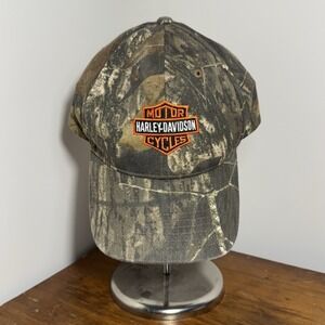 Harley Davidson Real Tree Camo Hat Kati Sportcap One Size Embroidered Logo